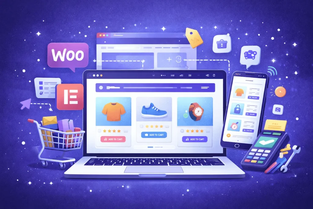 WooCommerce Webshop Elementorral